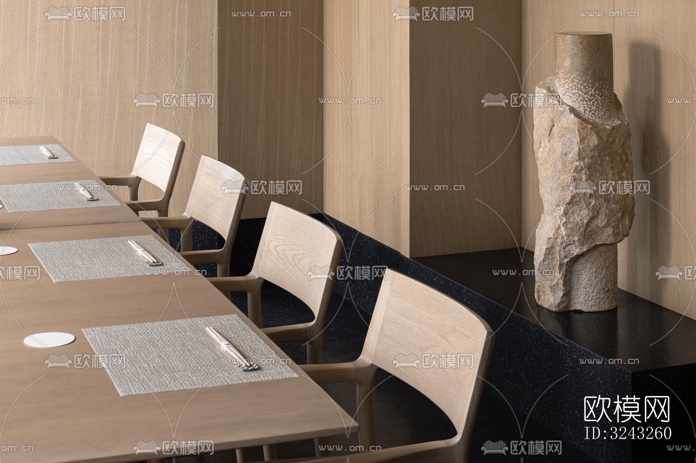 日式日韩料理效果图下载（渲染图1）