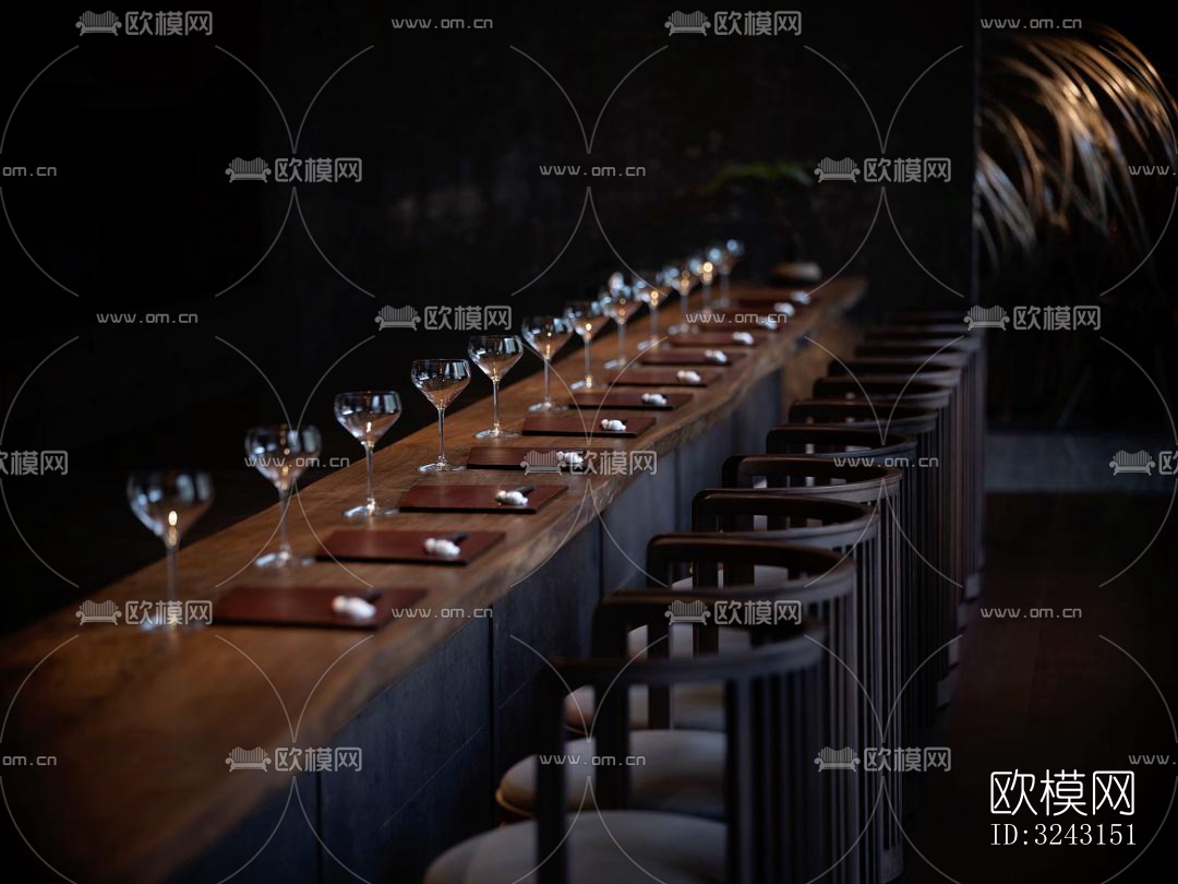 日式日韩料理效果图下载（渲染图1）