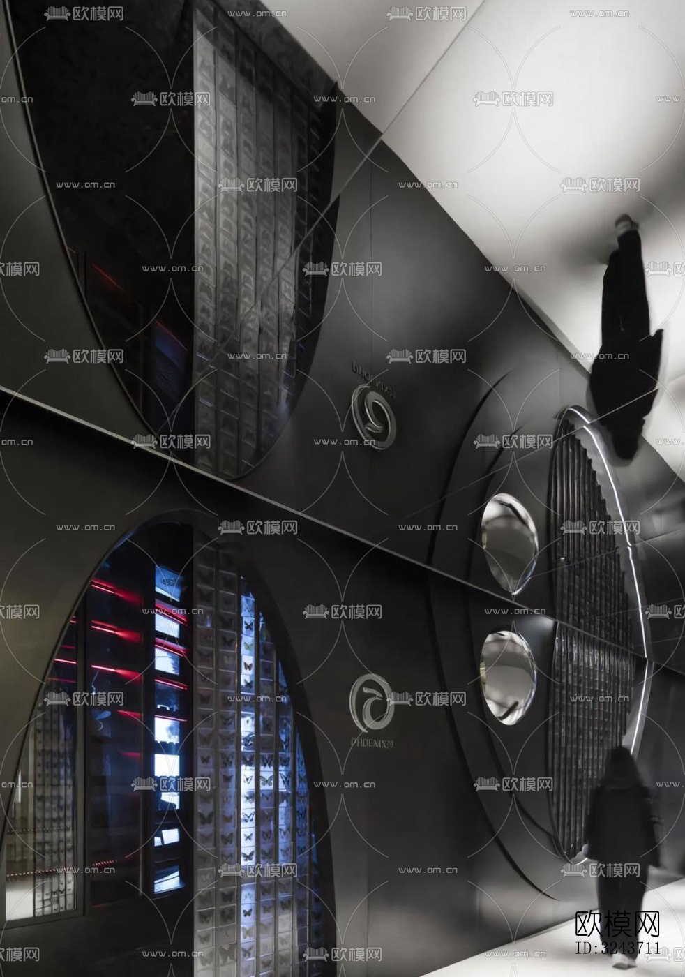 现代西餐厅效果图下载（渲染图2）