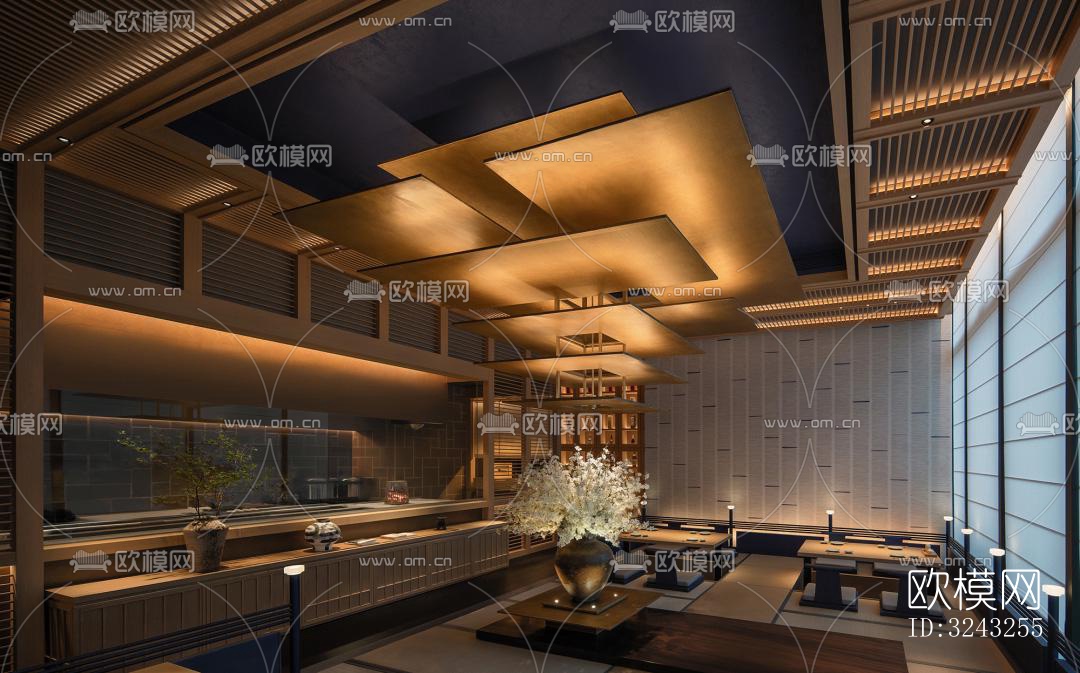 日式日韩料理效果图下载（渲染图20）