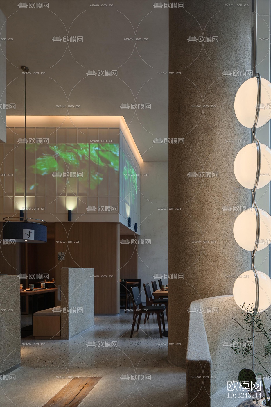 日式日韩料理效果图下载（渲染图8）