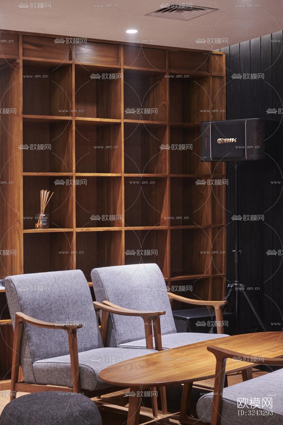 现代日韩料理效果图下载（渲染图2）