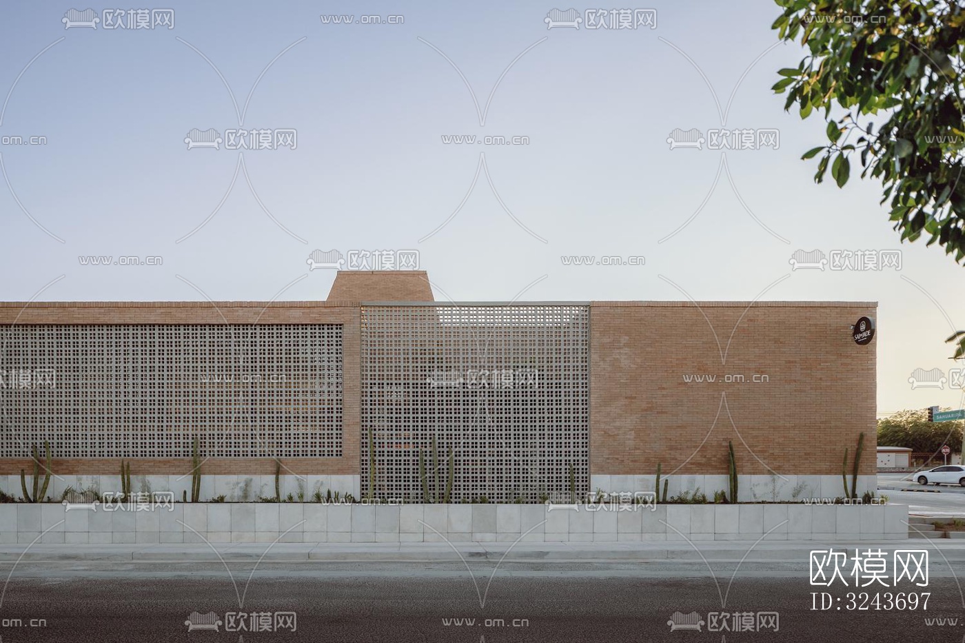 现代西餐厅效果图下载（渲染图8）