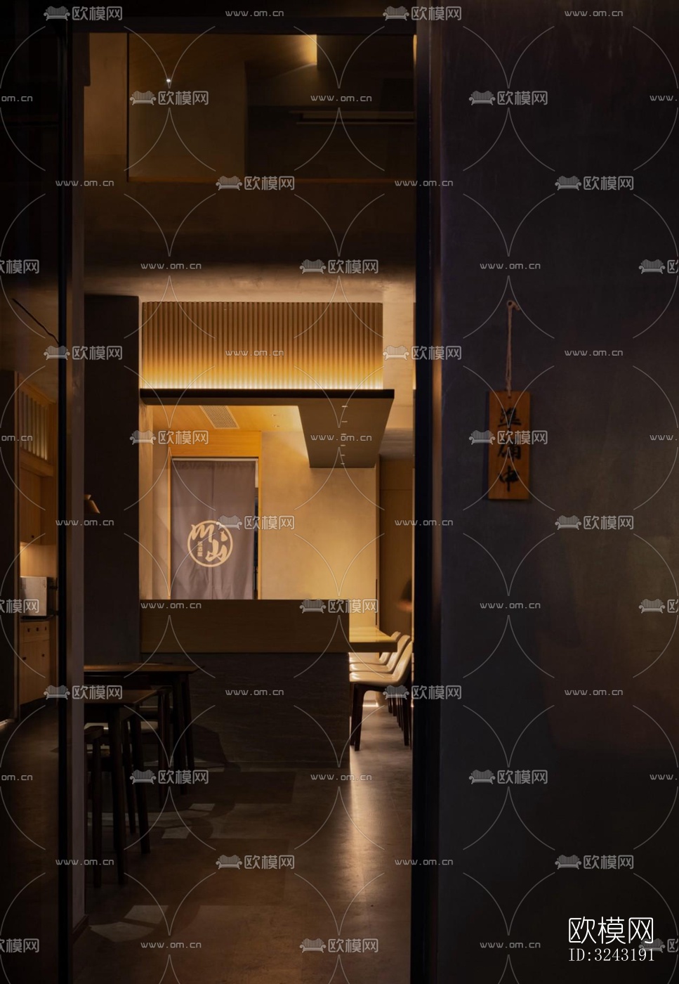 日式日韩料理效果图下载（渲染图9）