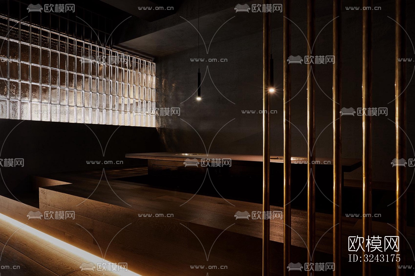 日式日韩料理效果图下载（渲染图7）