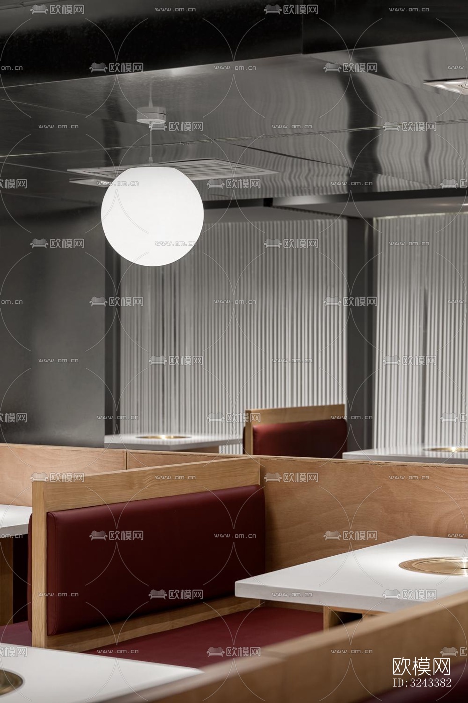 日式火锅烤肉效果图下载（渲染图13）