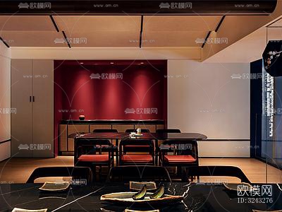 日式日韩料理效果图下载（渲染图7）