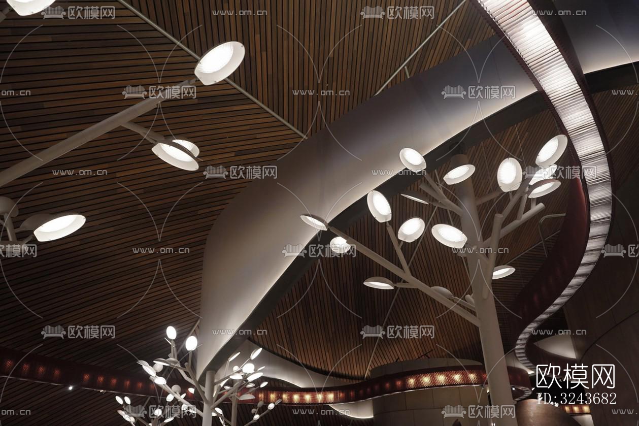 现代西餐厅效果图下载（渲染图10）