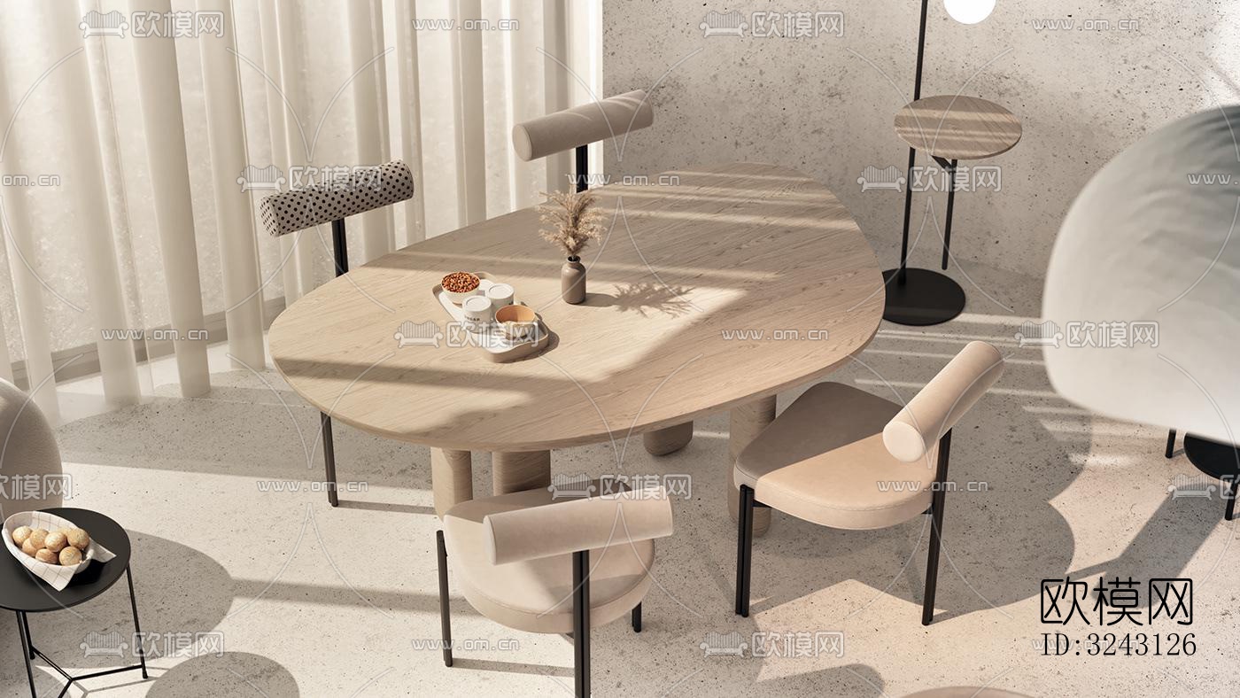 现代咖啡奶茶效果图下载（渲染图5）