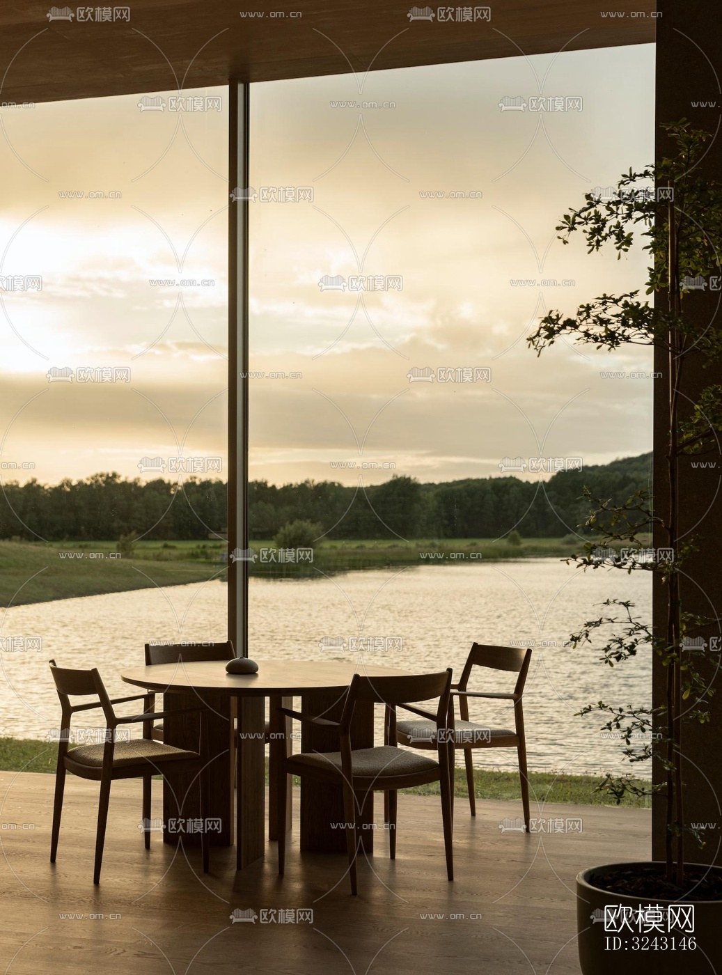 日式日韩料理效果图下载（渲染图9）