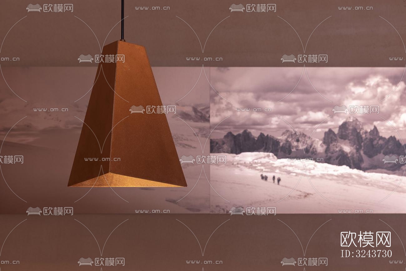 现代西餐厅效果图下载（渲染图9）