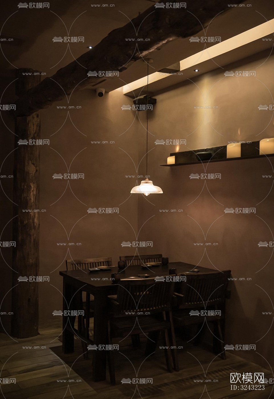 日式日韩料理效果图下载（渲染图2）