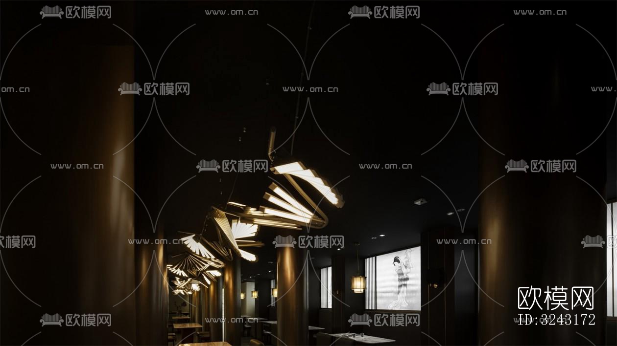 日式日韩料理效果图下载（渲染图5）