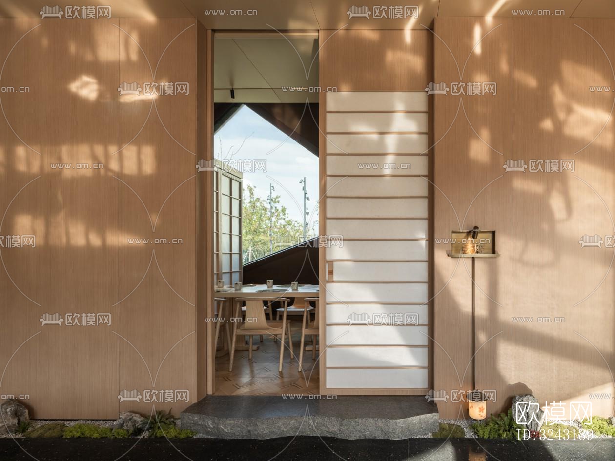 日式日韩料理效果图下载（渲染图1）