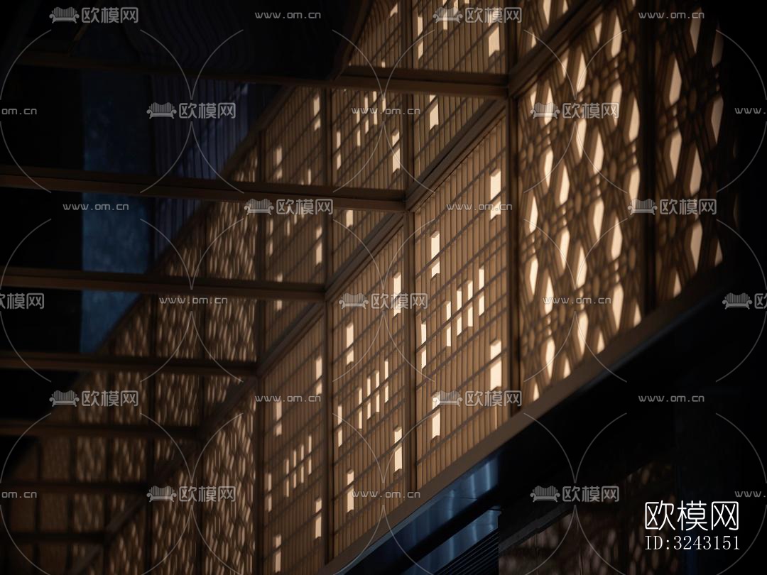 日式日韩料理效果图下载（渲染图5）