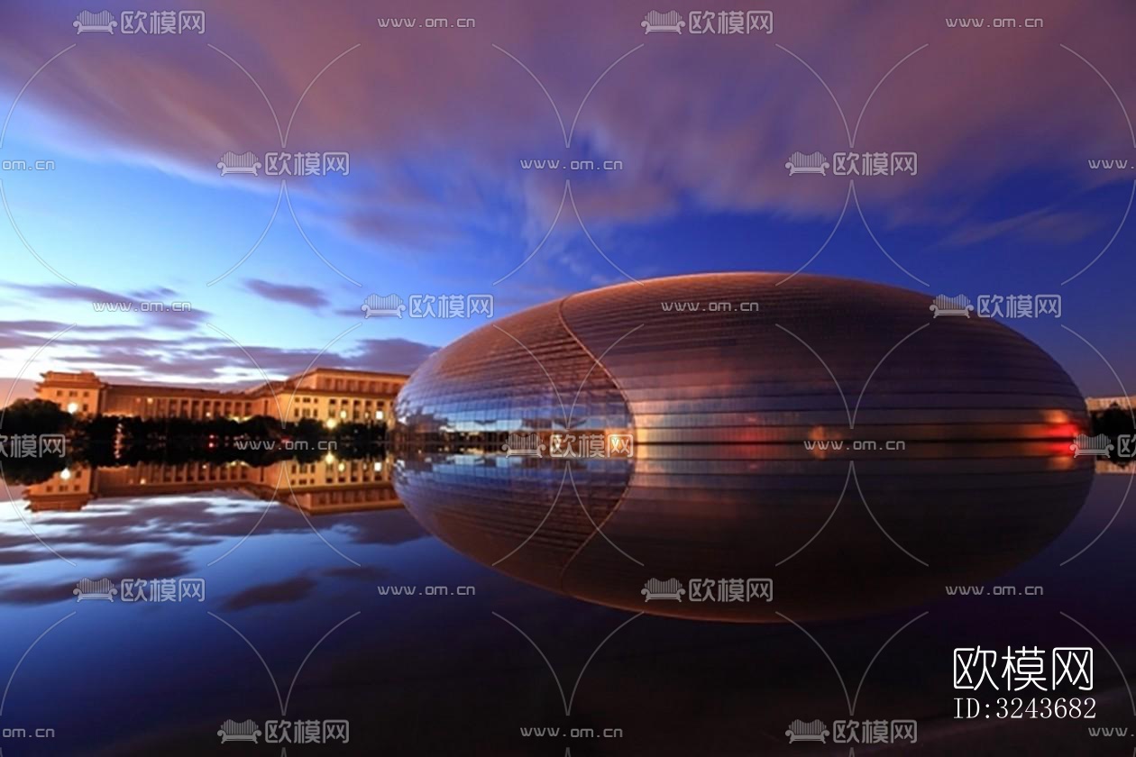 现代西餐厅效果图下载（渲染图1）