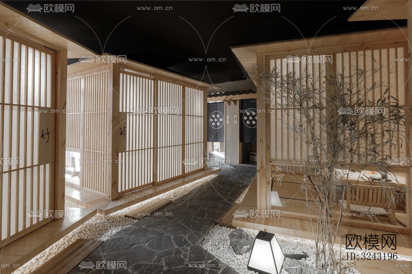 日式日韩料理效果图下载（渲染图7）