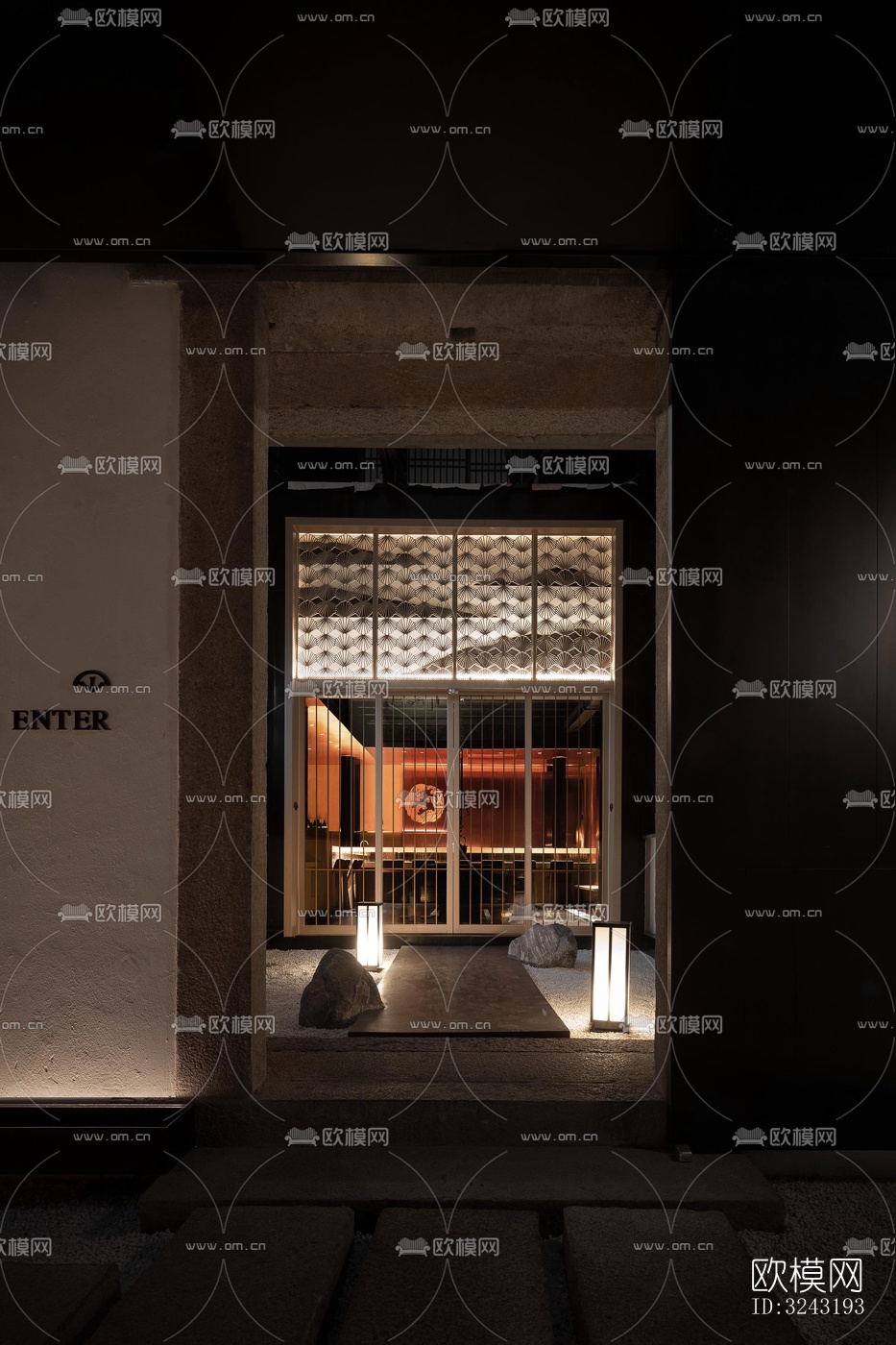 日式日韩料理效果图下载（渲染图14）