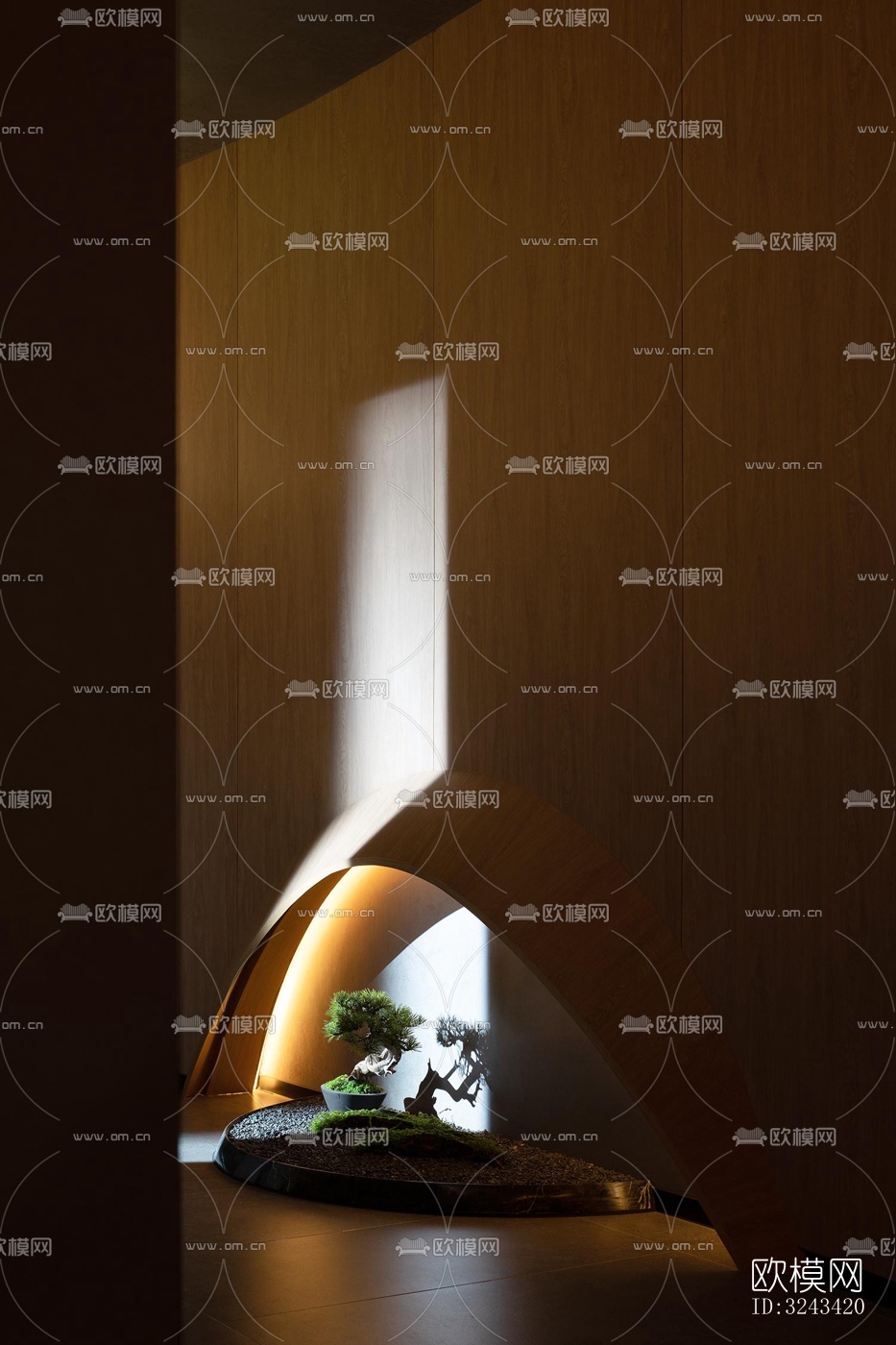 现代火锅烤肉效果图下载（渲染图7）