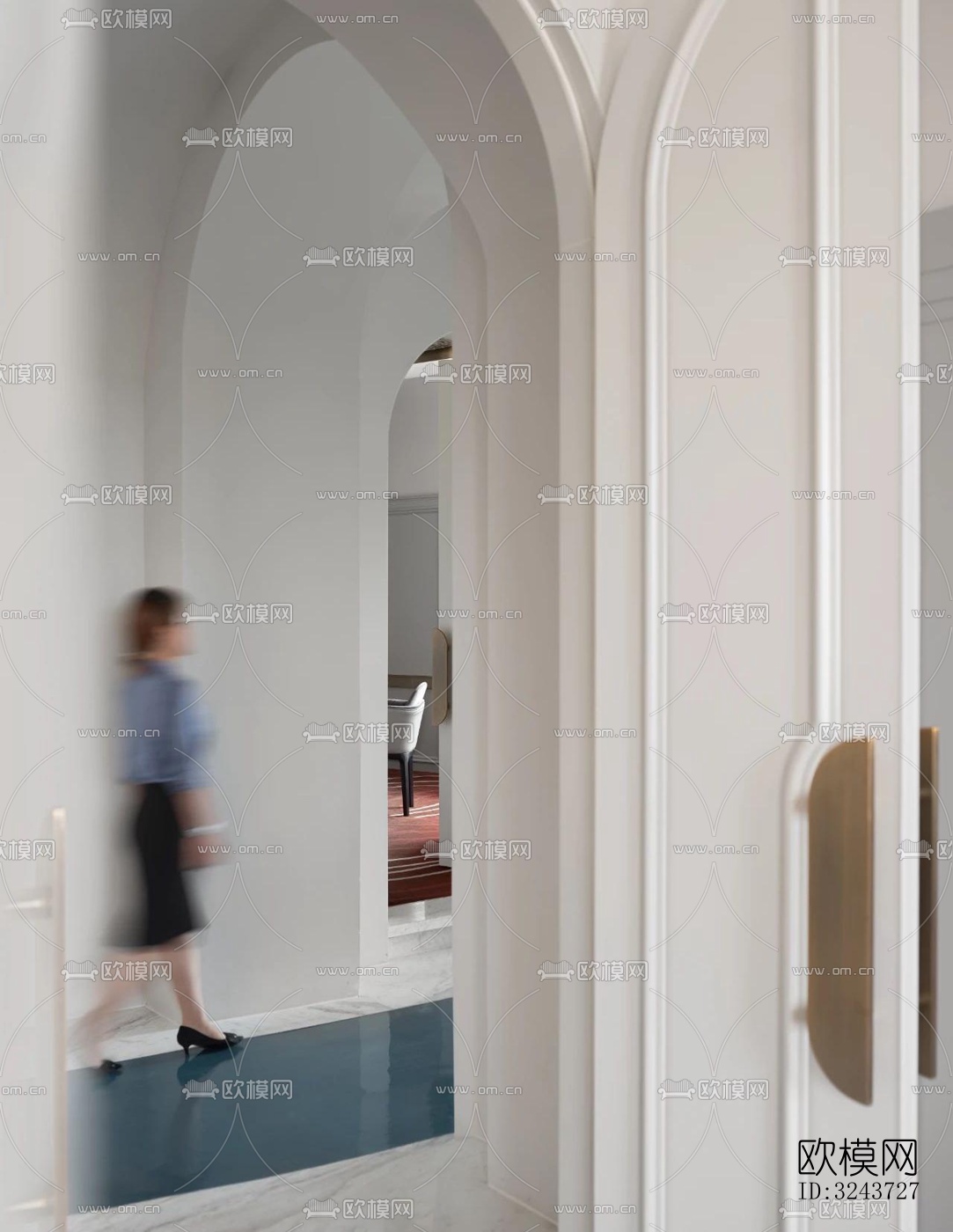 现代西餐厅效果图下载（渲染图3）