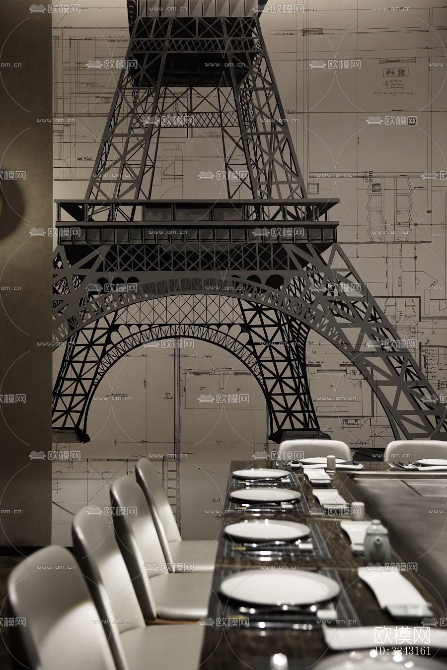 日式日韩料理效果图下载（渲染图9）