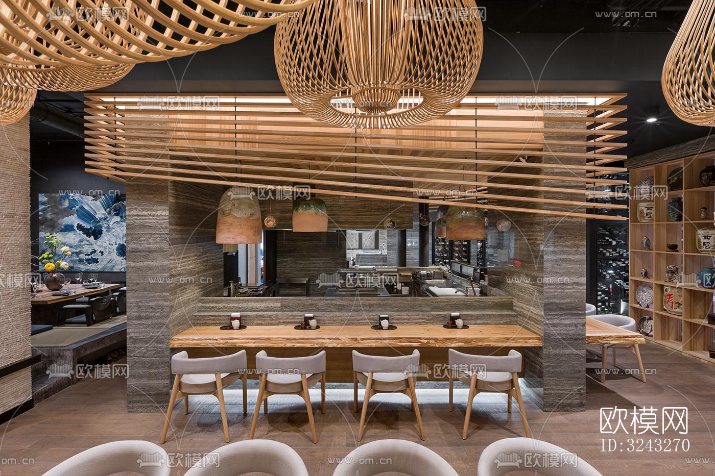 日式日韩料理效果图下载（渲染图5）