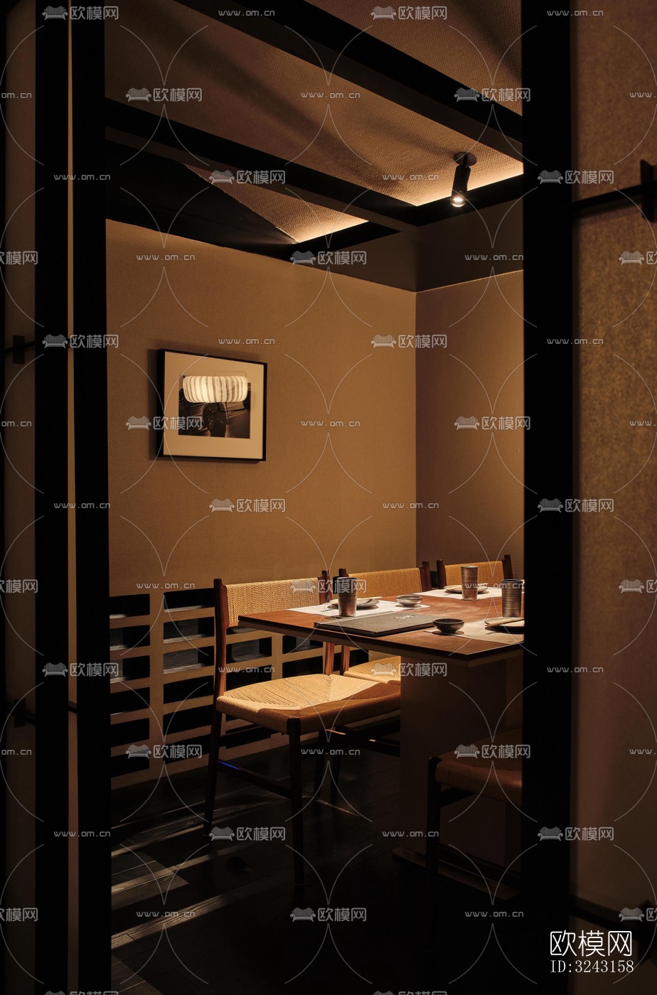 日式日韩料理效果图下载（渲染图9）