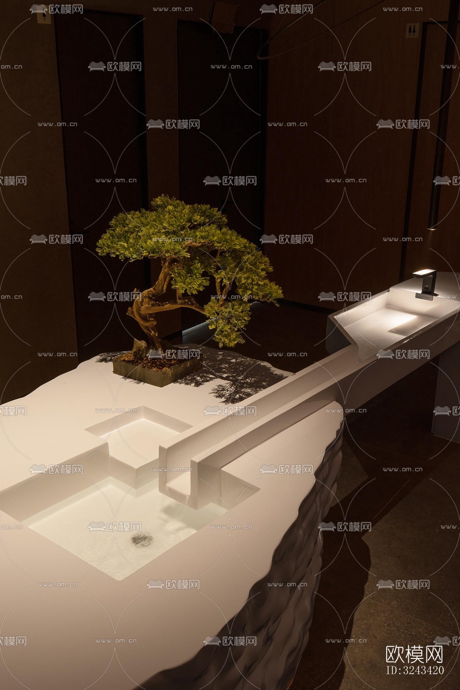 现代火锅烤肉效果图下载（渲染图6）