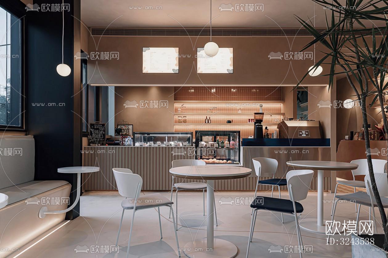 现代蛋糕甜品效果图下载（渲染图2）