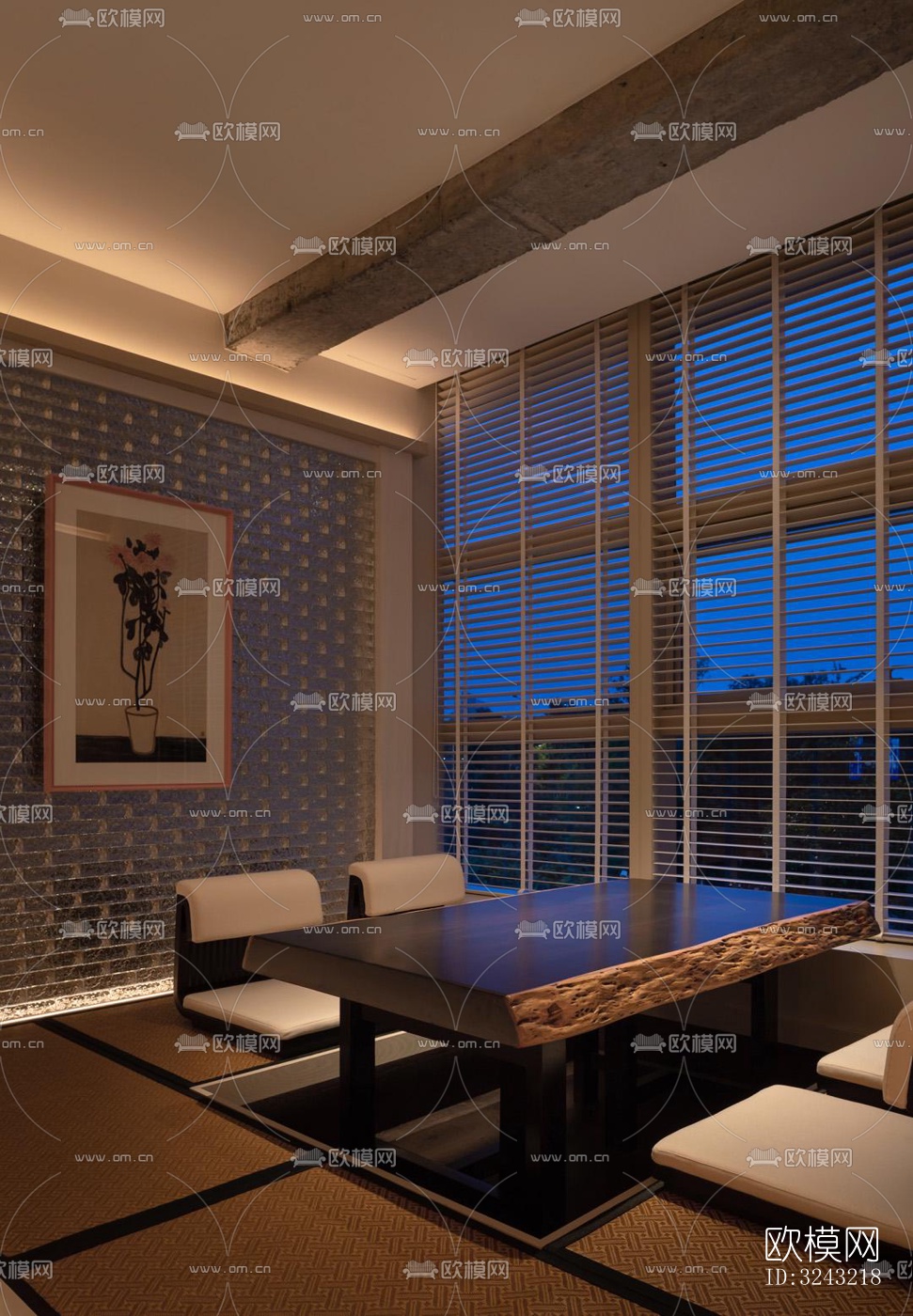 日式日韩料理效果图下载（渲染图10）