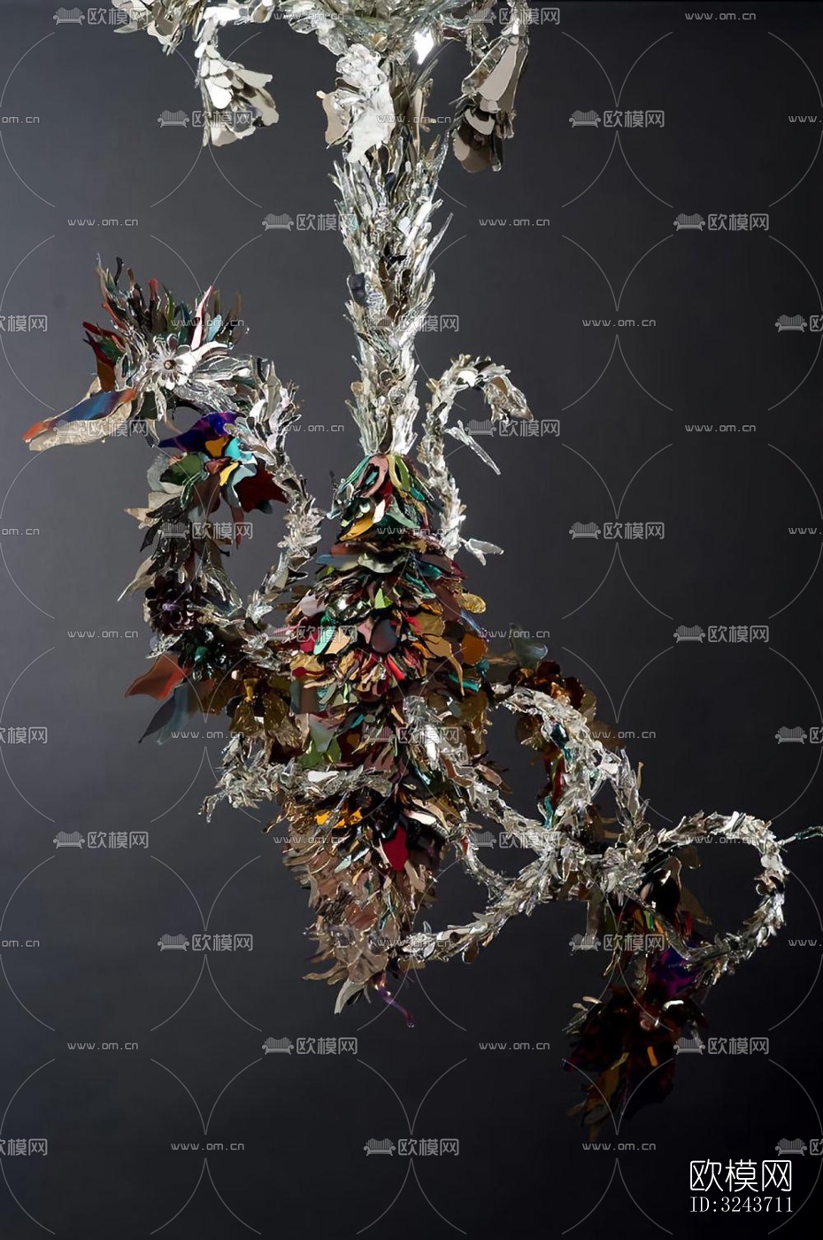 现代西餐厅效果图下载（渲染图4）