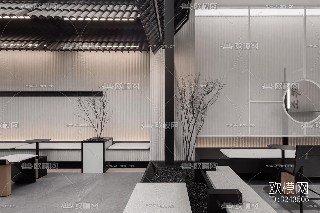 新中式蛋糕甜品效果图下载（渲染图4）