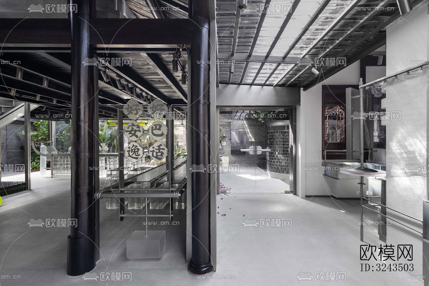 新中式蛋糕甜品效果图下载（渲染图3）