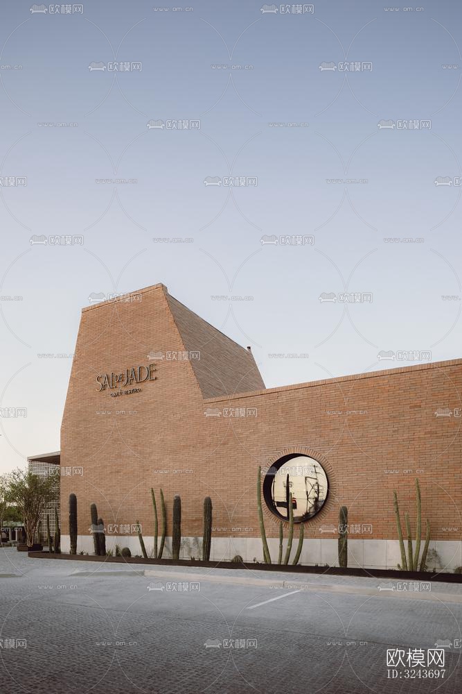 现代西餐厅效果图下载（渲染图1）