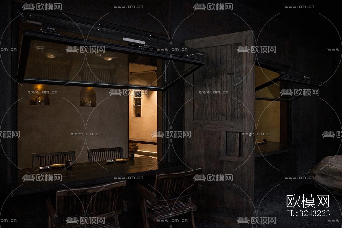 日式日韩料理效果图下载（渲染图10）