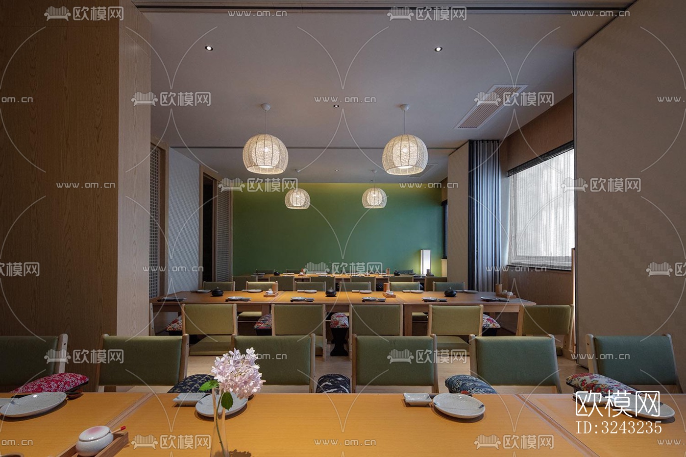 日式日韩料理效果图下载（渲染图9）