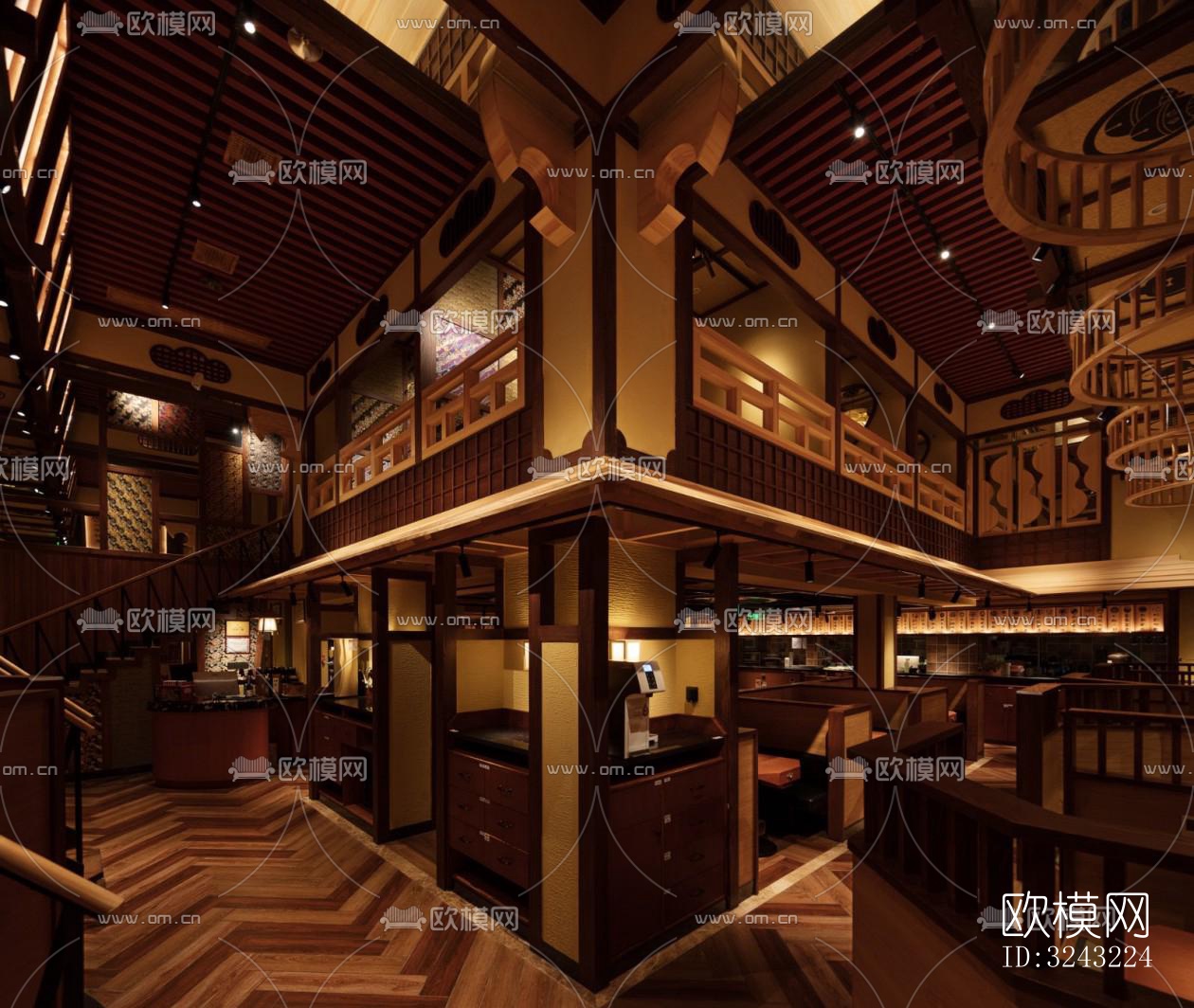 日式日韩料理效果图下载（渲染图4）