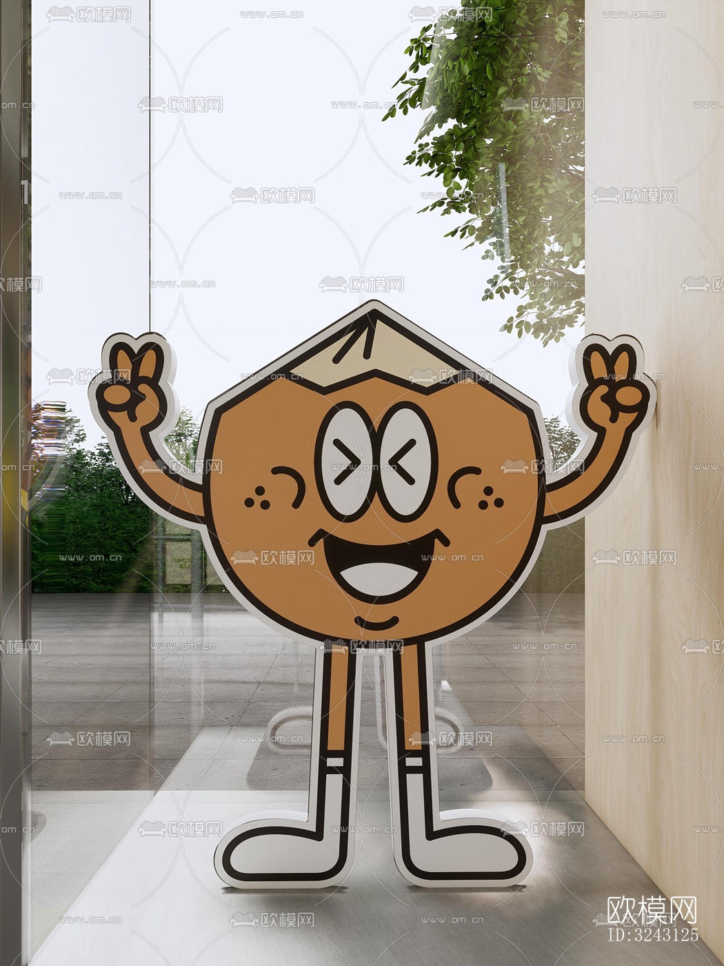 现代咖啡奶茶效果图下载（渲染图16）