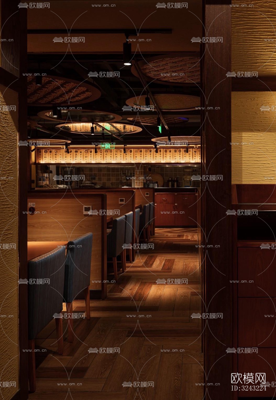 日式日韩料理效果图下载（渲染图5）