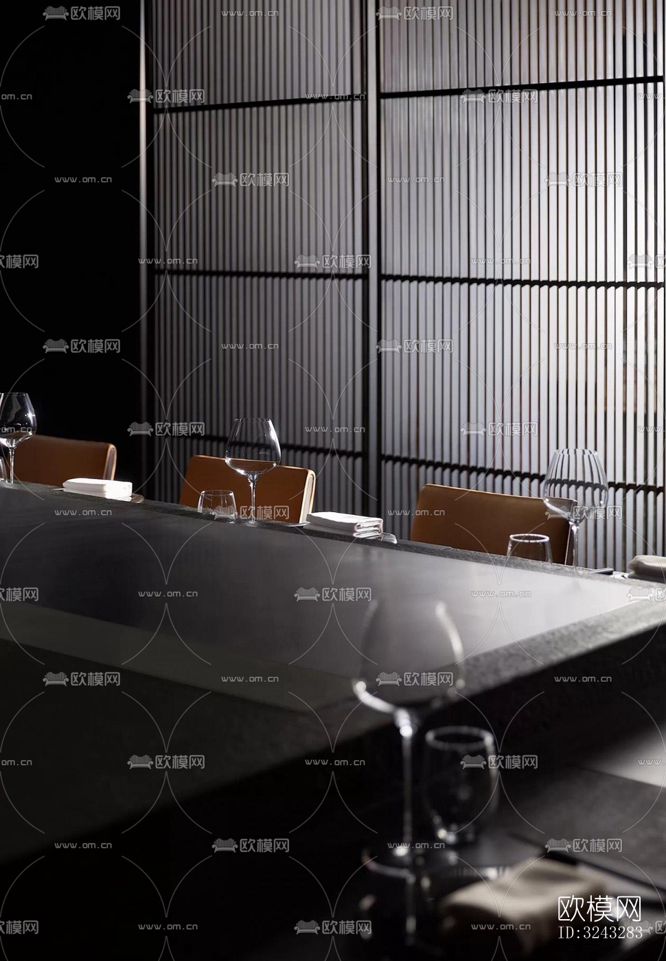 日式日韩料理效果图下载（渲染图4）