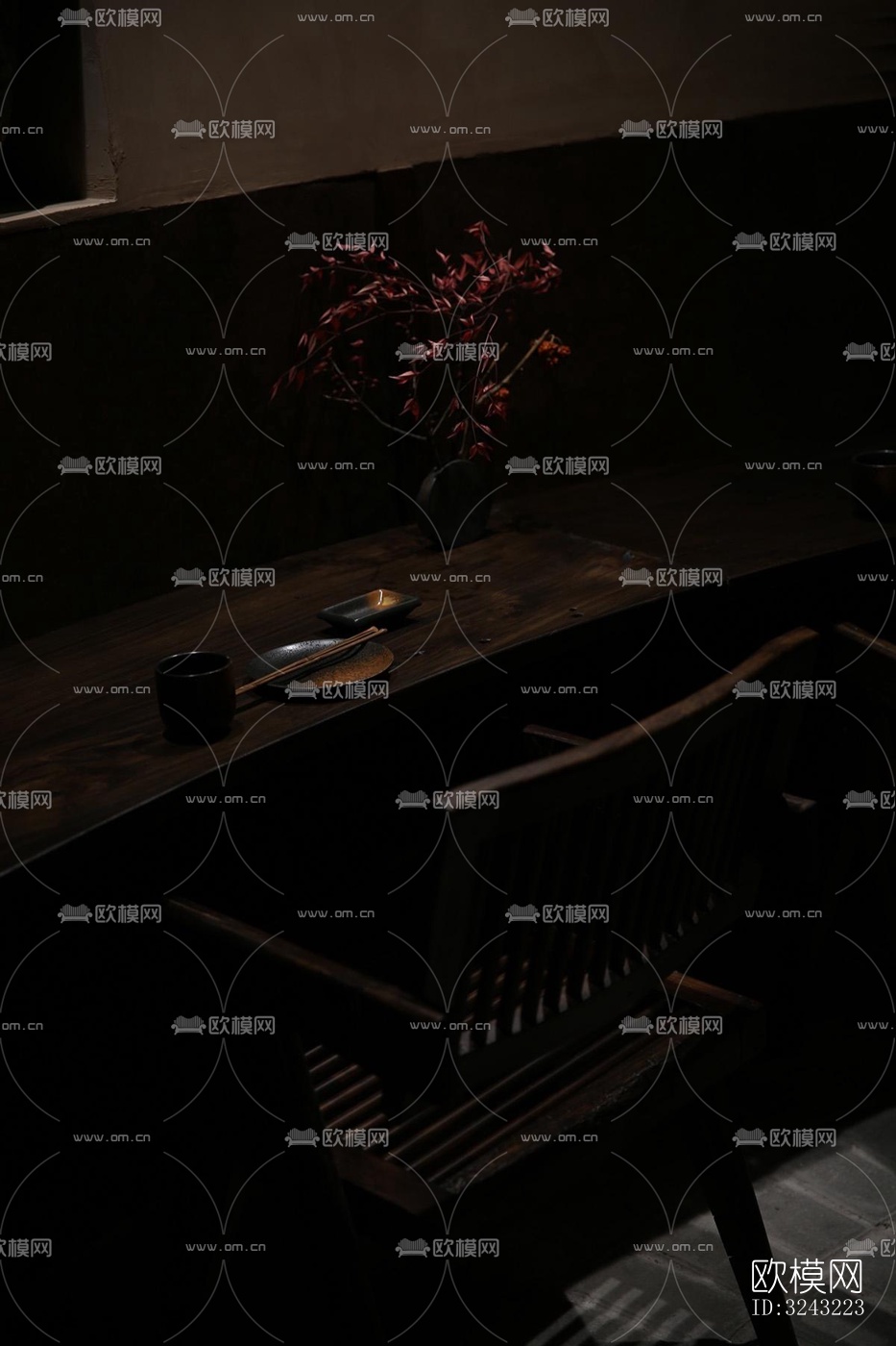 日式日韩料理效果图下载（渲染图11）