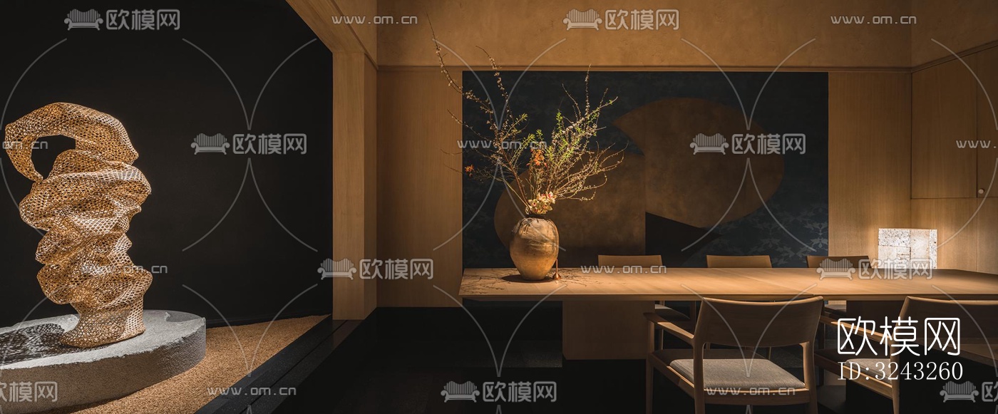 日式日韩料理效果图下载（渲染图16）