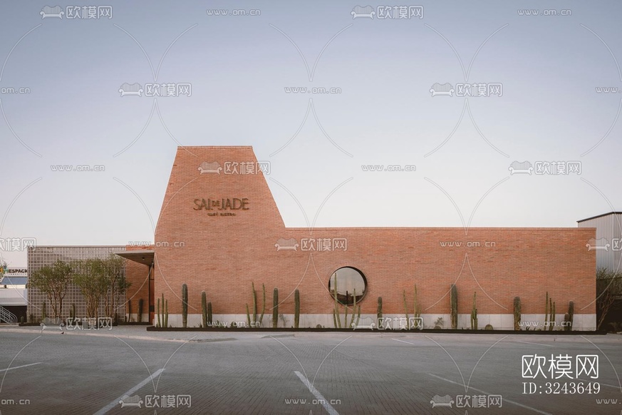 現(xiàn)代西餐廳效果圖下載(渲染圖6)