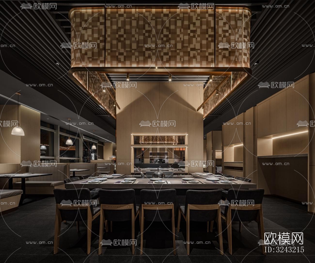 日式日韩料理效果图下载（渲染图15）