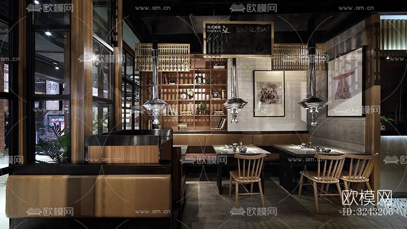 日式日韩料理效果图下载（渲染图4）