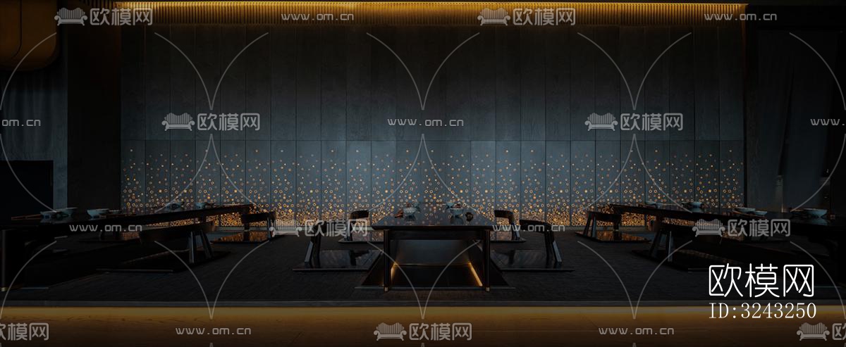 日式日韩料理效果图下载（渲染图11）