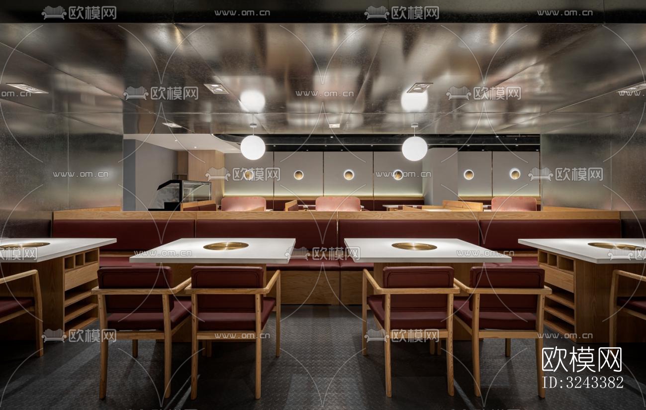 日式火锅烤肉效果图下载（渲染图9）