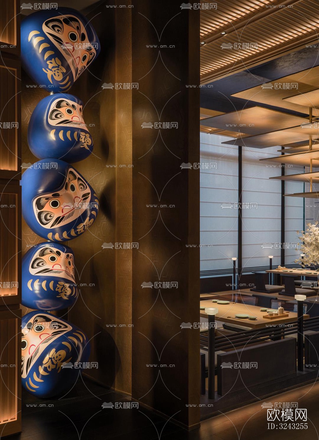 日式日韩料理效果图下载（渲染图11）