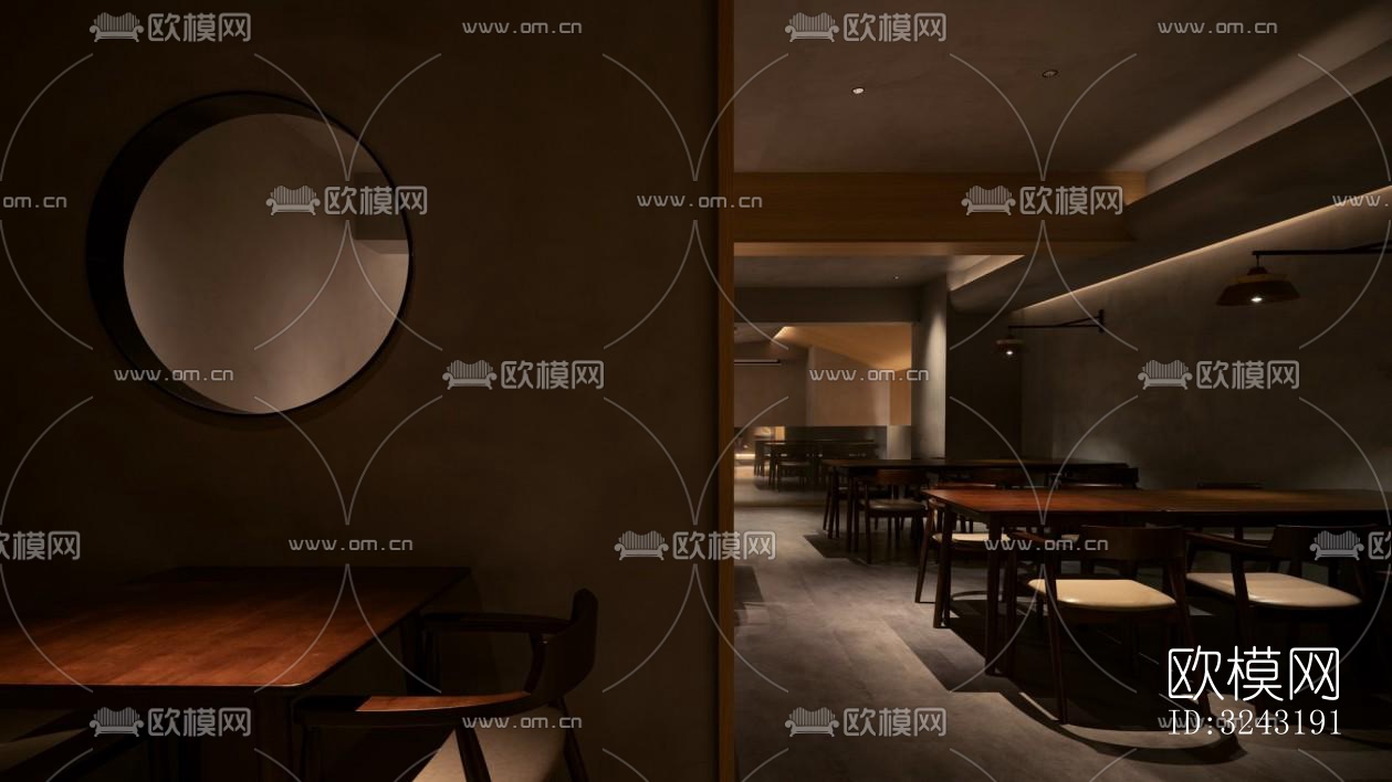 日式日韩料理效果图下载（渲染图3）