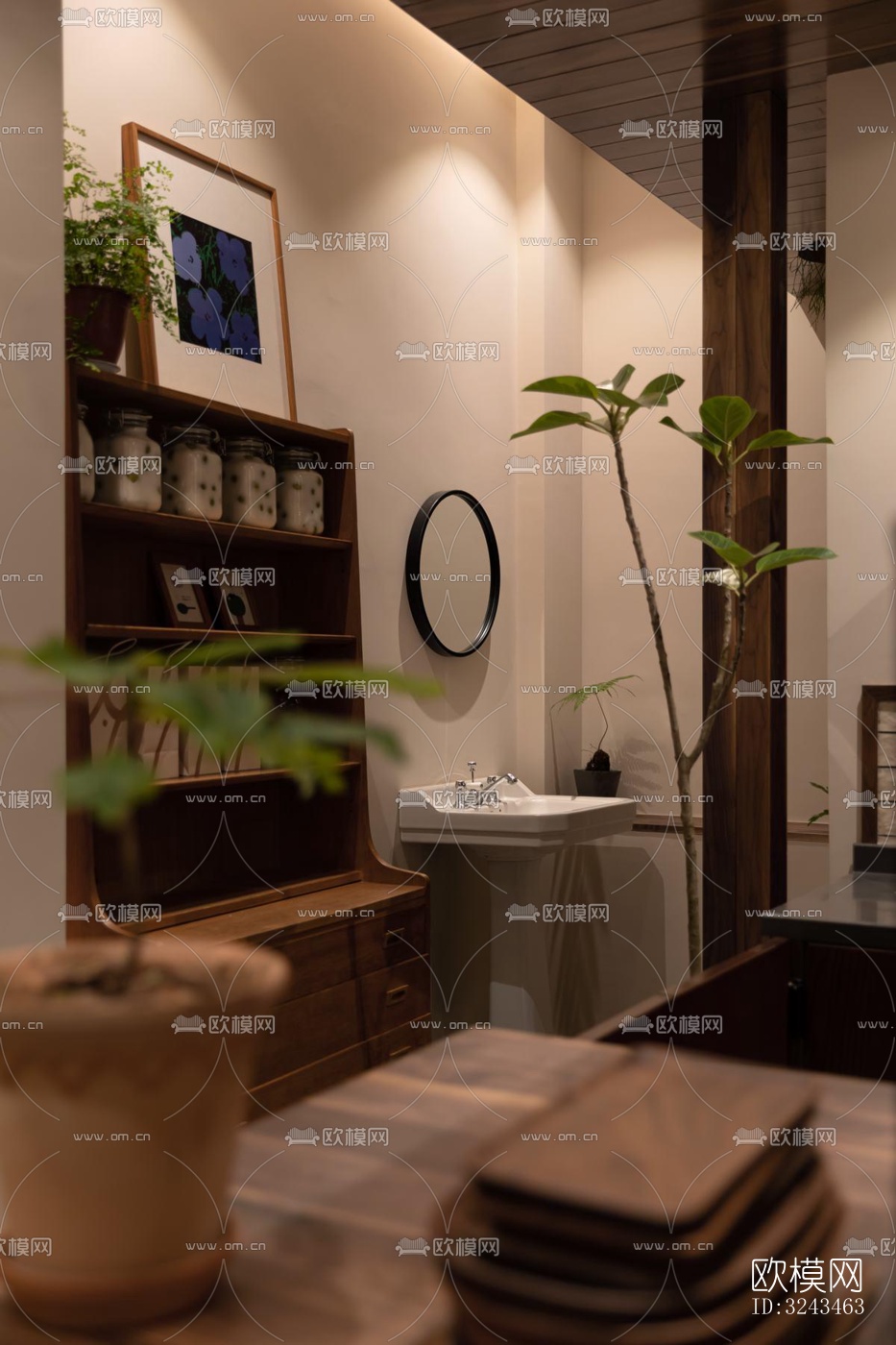 侘寂蛋糕甜品效果图下载（渲染图7）